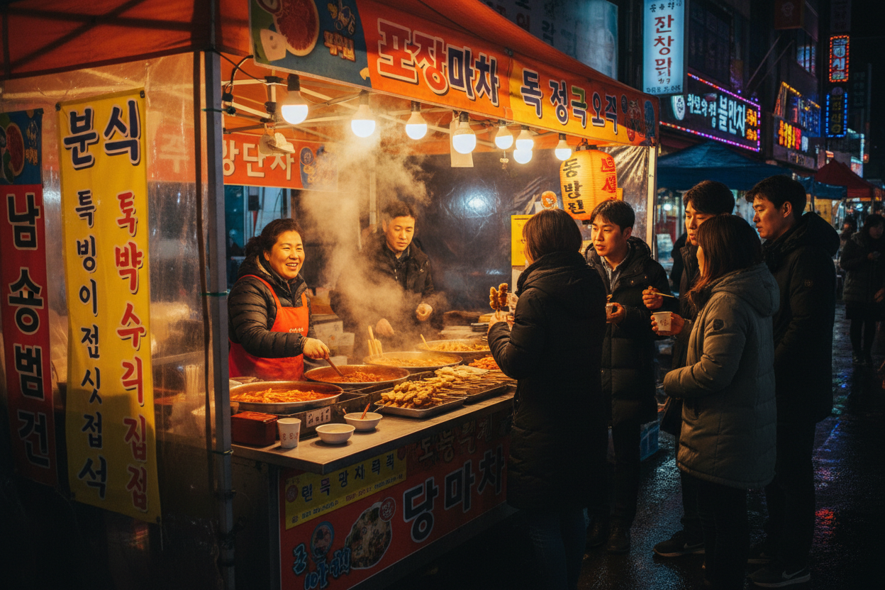 Pocha , une culture nocturne typique de Corée du Sud